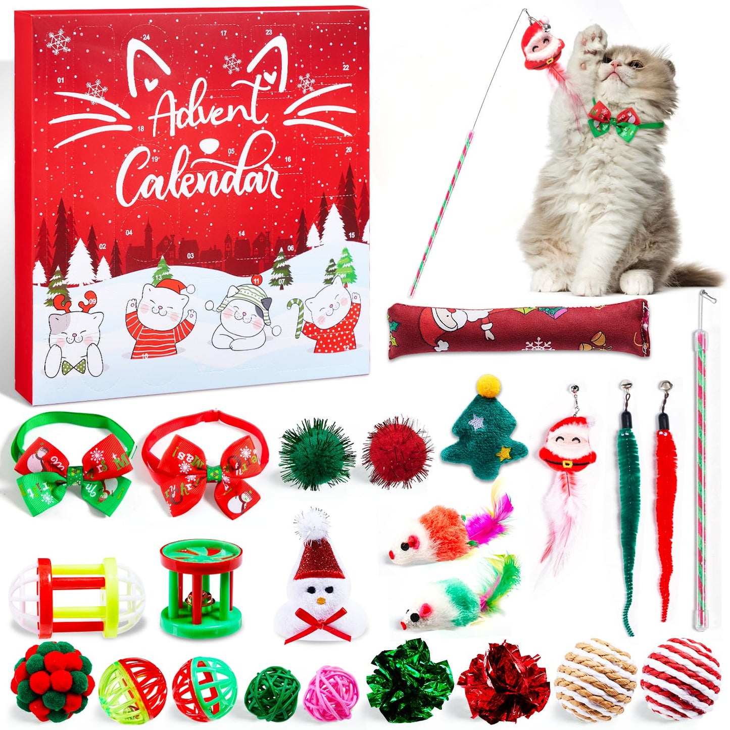 Advent Calendar for Cats 2025 – 24 Days of Purr-fect Christmas Joy 🎄🎁