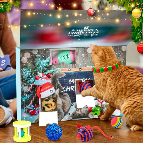 Cat Advent Calendar 2025 – Christmas Toy Box