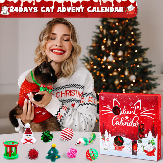 Advent Calendar for Cats 2025 – 24 Days of Purr-fect Christmas Joy 🎄🎁